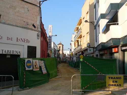 Obras en la calle Romera
