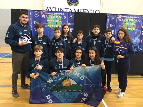 Waterpolo Dos Hermanas, subcampeones del TEWAM Marbella 2018