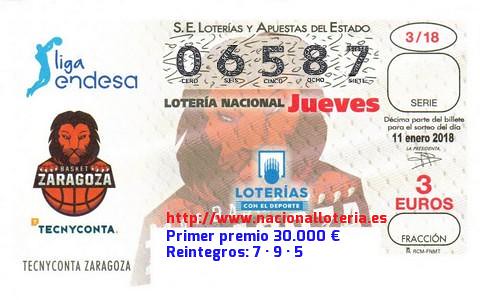 Primer premio de la Lotería Nacional 11 de enero