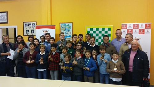 Entrega de premios del Torneo Navideño de Ajedrez