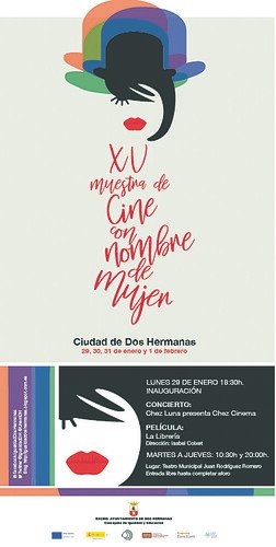 Cartel Muestra de cine Con nombre de Mujer