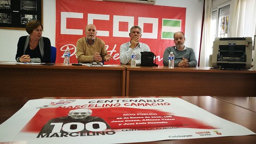 Presentación de los actos del 40 aniversario de CC.OO.
