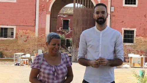 Concejales de Izquierda Unida en la Hacienda de Ibarburu
