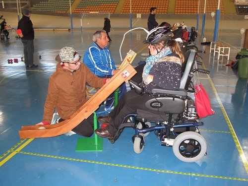 Liga andaluza de boccia en el Palacio de Deportes