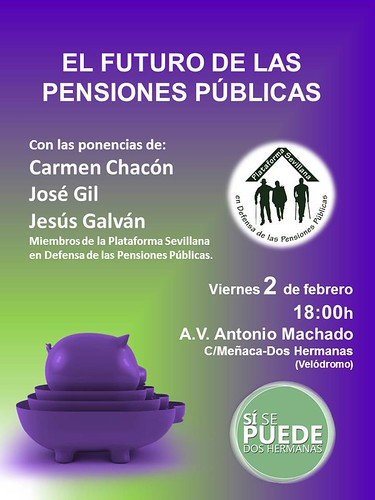 Sí se puede sesión informativa sobre pensiones públicas