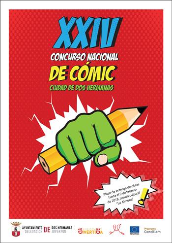 Cartel del concurso de cómic