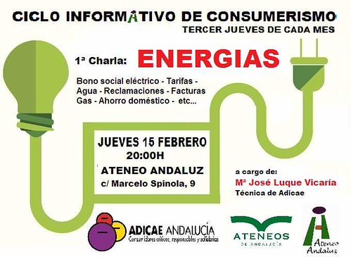 Charla sobre consumo responsable en Ateneo Andaluz