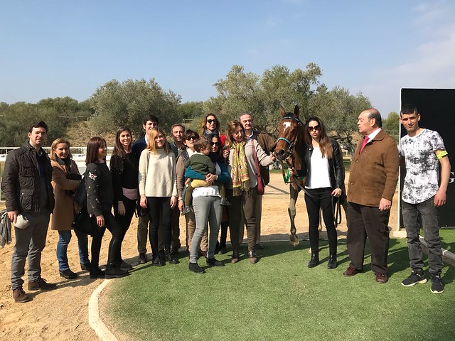 Carreras de caballos en el hipódromo de Dos Hermanas temporada de invierno