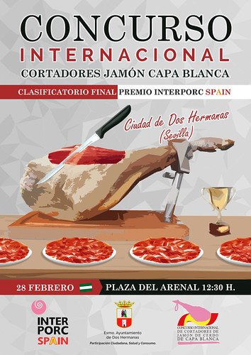 Cartel concurso internacional cortadores de jamón