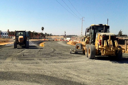 obras en la carretera de alcalá control del firme (1)