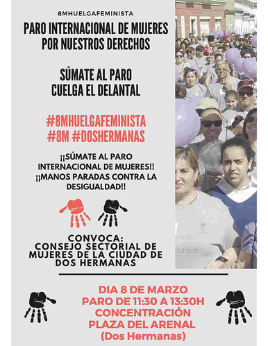 Cartel paro feminista 8 de Marzo