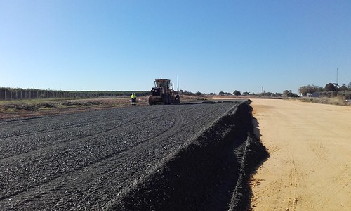 Obras de desdoble de la carretera A392 entre Dos Hermanas y Alcalá de Guadaíra