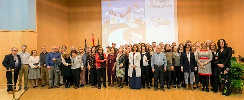 Homenaje a sanitarios jubilados Área Sanitaria Sur en el Hospital de Valme