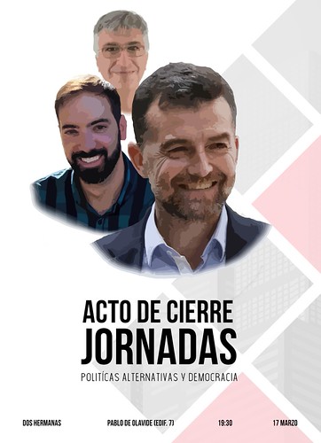 Cartel cierre Jornada Municipalista de Izquierda Unida