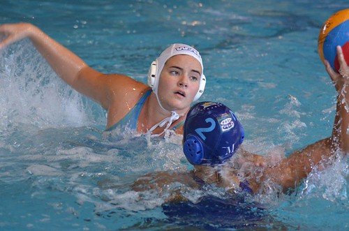 Xenia Sánchez, del Club Waterpolo Dos Hermanas femenino
