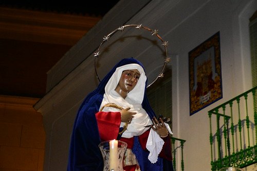 Traslado de la Virgen de los Dolores de Oración a su casa hermandad