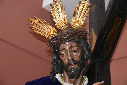 Cristo de Pasión restauración del dorado de las potencias