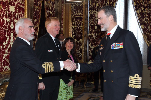 El Rey Felipe VI en una audiencia en el Palacio Real