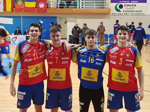 Roberto Rodríguez, del BM Montequinto, con la Selección Española