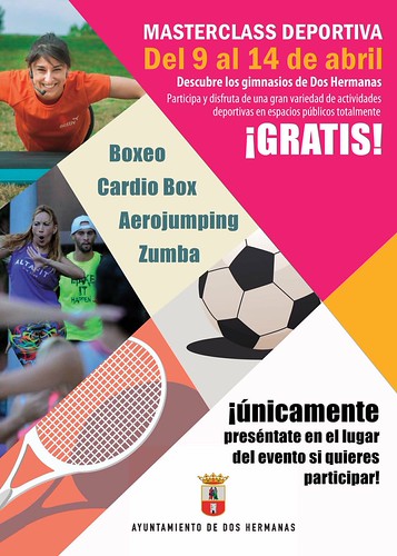 Cartel Masterclass Deportiva