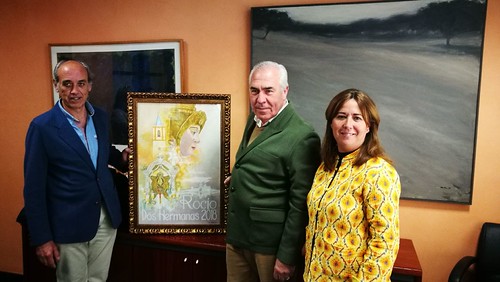 Presentación del cartel de la Romería del Rocío de Isidoro Villalba