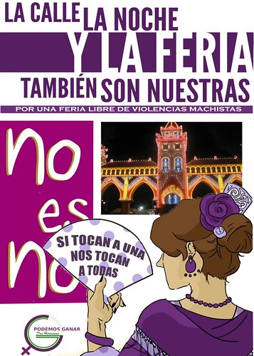 Campaña de Podemos Ganar Dos Hermanas contra la violencia machista