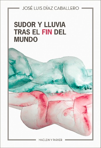 Portada Sudor y lluvia tras el fin del mundo novela de José Luis Díaz Caballero publicada por Maclein y Parker