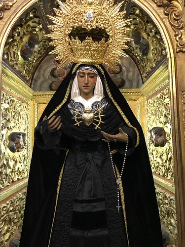 Virgen de los Dolores de Oración de luto por José Díaz Terrero
