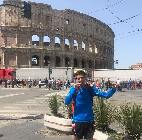 Francisco J. Palacios Vázquez en el Maratón de Roma
