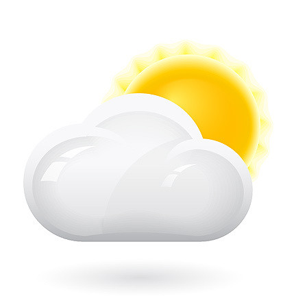 Sol y nubes
