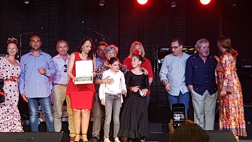 Mención a la caseta con más personalidad a la del CTV Teatro
