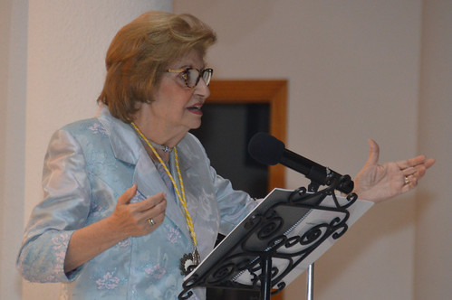 Maruja Vilches, pregonera de la Romería de los Ángeles de Montequinto