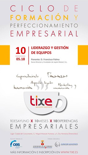Cartel Tixe Desayuno Empresarial