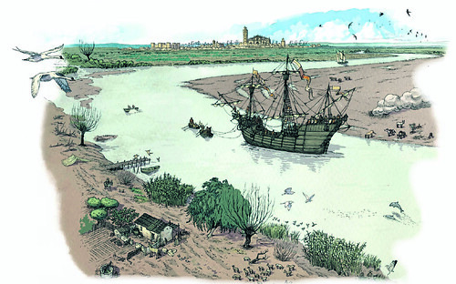 Siglos XVI-XVII. El puerto de Parra