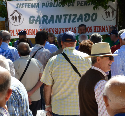 Concentración pensiones públicas Plaza de Los Jardines