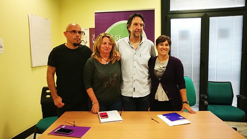 Presentación de la candidatura de Roberto del Tío a la secretaría general de Podemos