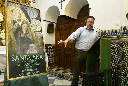 Presentación del cartel de Santa Ana de Francisco Gómez Santiago