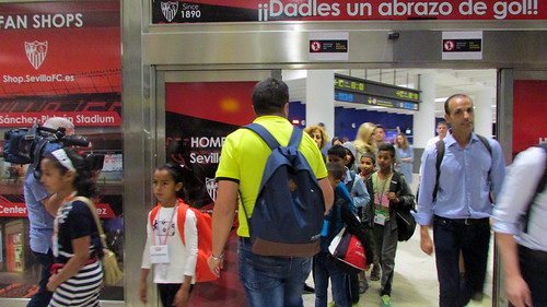 Llegada de los niños saharauis del programa Vacaciones en Paz