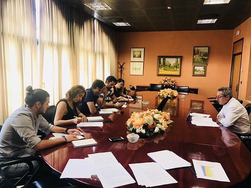 Rueda de prensa de junta de gobierno en el Ayuntamiento Agustín Morón