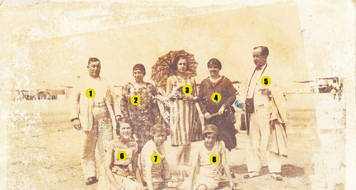 Foto de la Playa de Chipiona de 1930