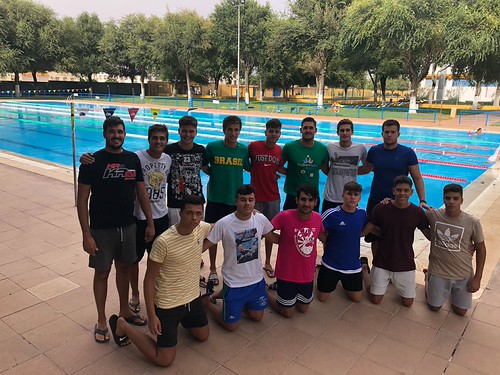 Pretemporada del equipo masculino del Waterpolo Dos Hermanas