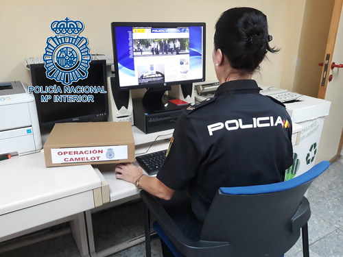 Policía Nacional Operación Camelot usurpación de identidad para estafar